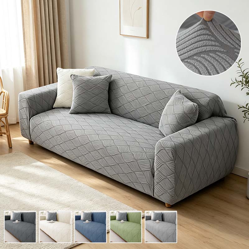 Outdoor Furniture Cover Xl - غطاء أريكة مرن بلون موحد، سميك،