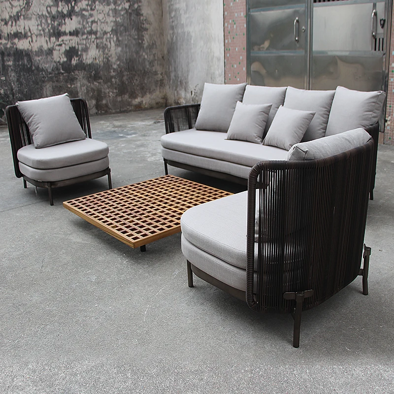 Outdoor Furniture Set Sale - طقم أريكة حديقة من الألومنيوم بتصميم