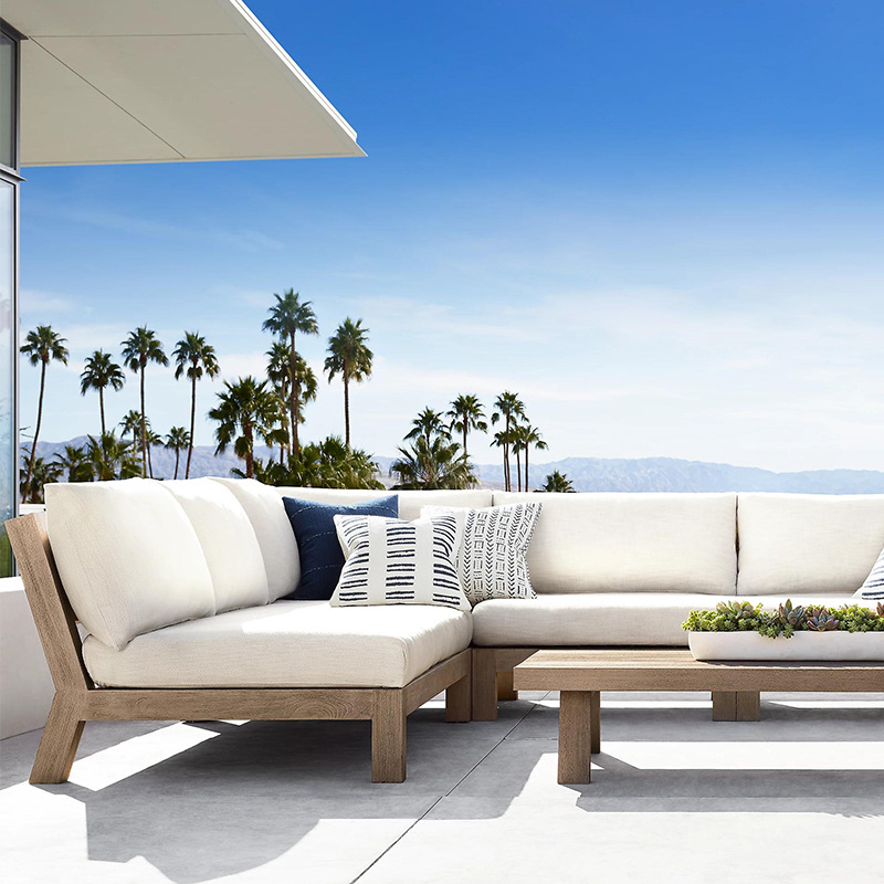 Outdoor Furniture Teak - طقم أثاث حدائق فاخر مقاوم للماء
