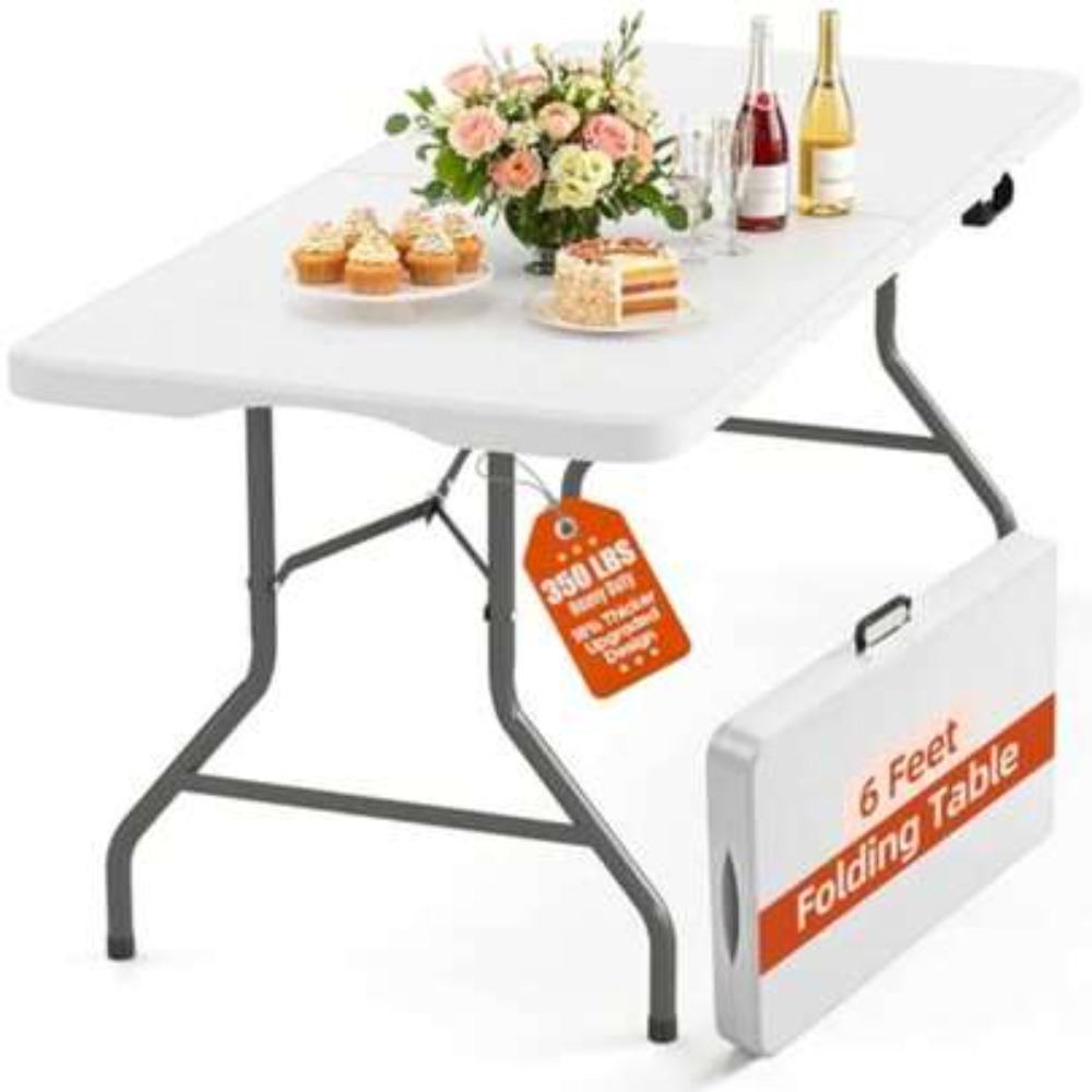 Folding Picnic Table - طاولة قابلة للطي بطول 6 أقدام،