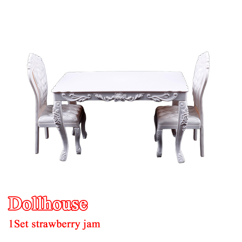 Outdoor Furniture Wooden - دمية 1:6 أثاث المطبخ طاولة طعام