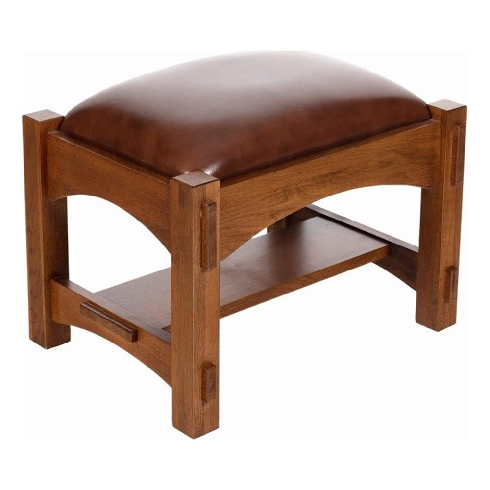 Outdoor Furniture Wooden - كرسي قدم من كرافتسمان ميشن بتصميم