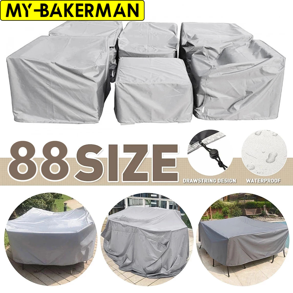 Outdoor Furniture Set Sale - أغطية أثاث الفناء مقاومة للماء، غطاء