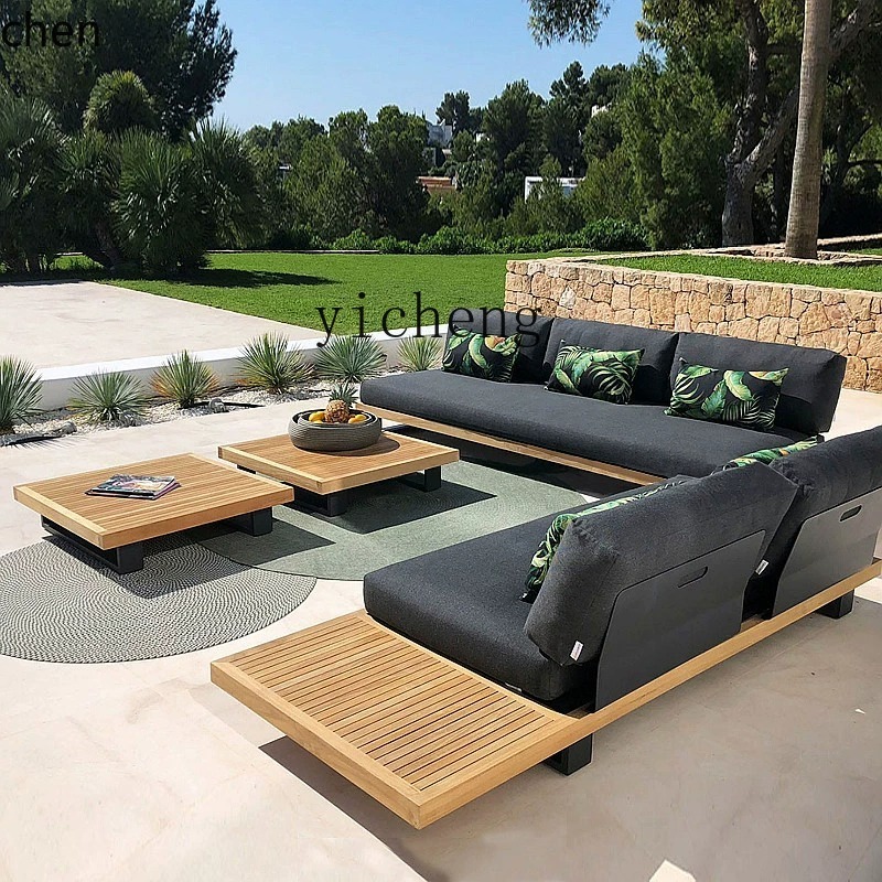 Outdoor Furniture Teak - أريكة خشب الساج الخارجية من HYS