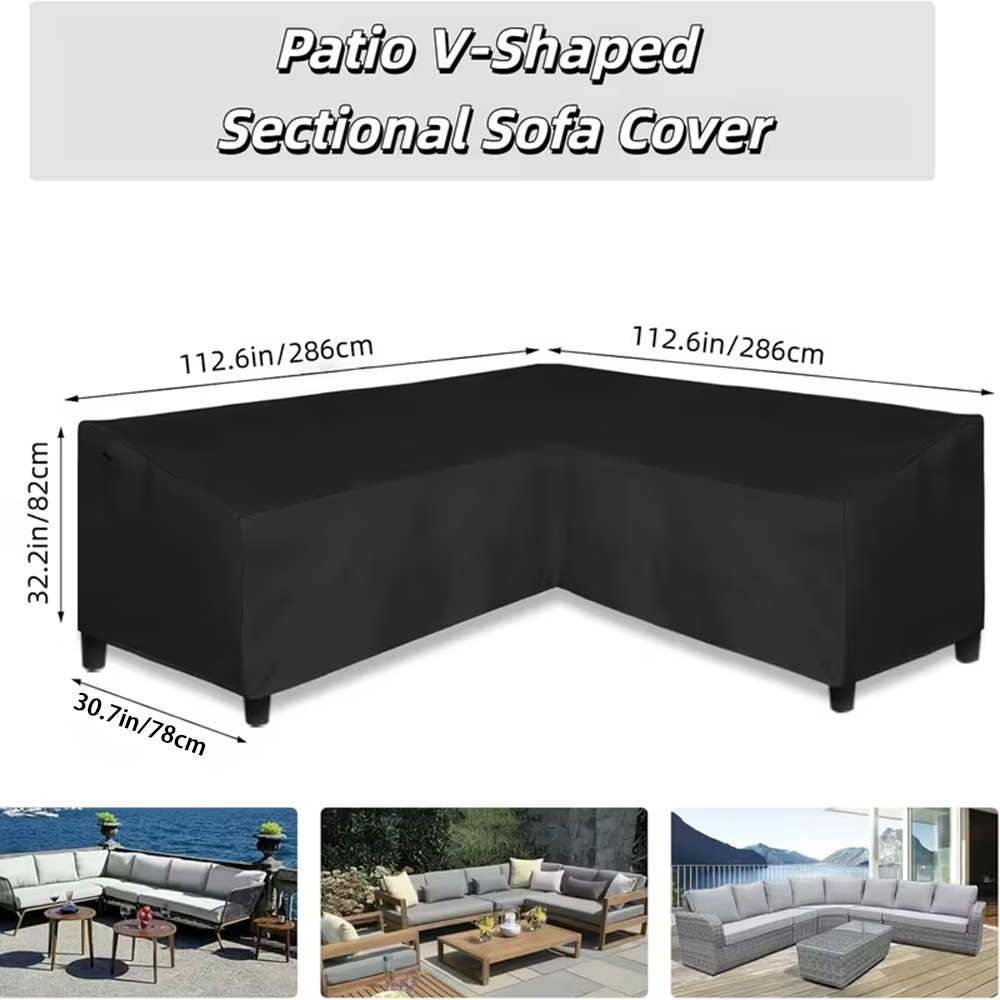 غطاء أريكة خارجي على شكل حرف L - مراجعة Outdoor Furniture Cover Xl وسعره