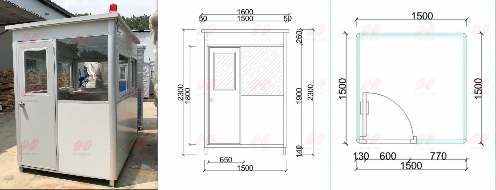 كابينة حراسة محمولة حديثة سريع - مراجعة Outdoor Furniture Store وسعره