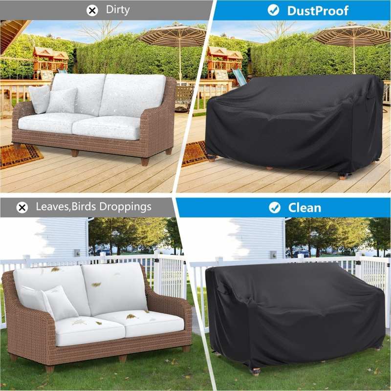 غطاء أريكة خارجي مزدوج متين بـ - مراجعة Outdoor Furniture Covers وسعره
