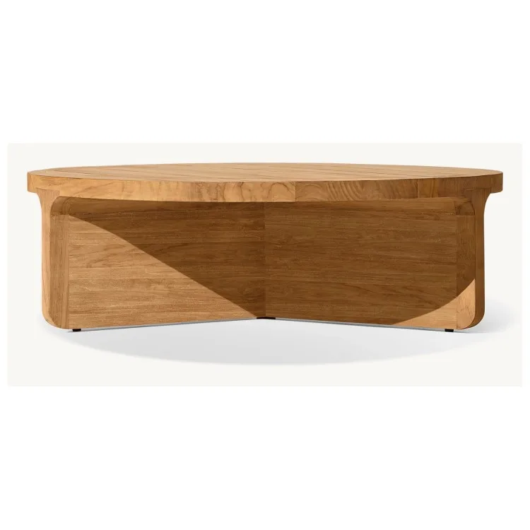 طاولة قهوة خشبية مستديرة مخصصة - مراجعة Outdoor Furniture Teak وسعره