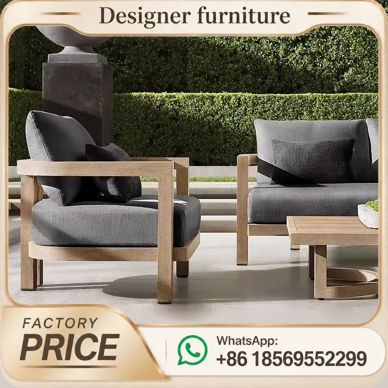 طقم أريكة من خشب الساج مقاوم ل - مراجعة Outdoor Furniture Teak وسعره