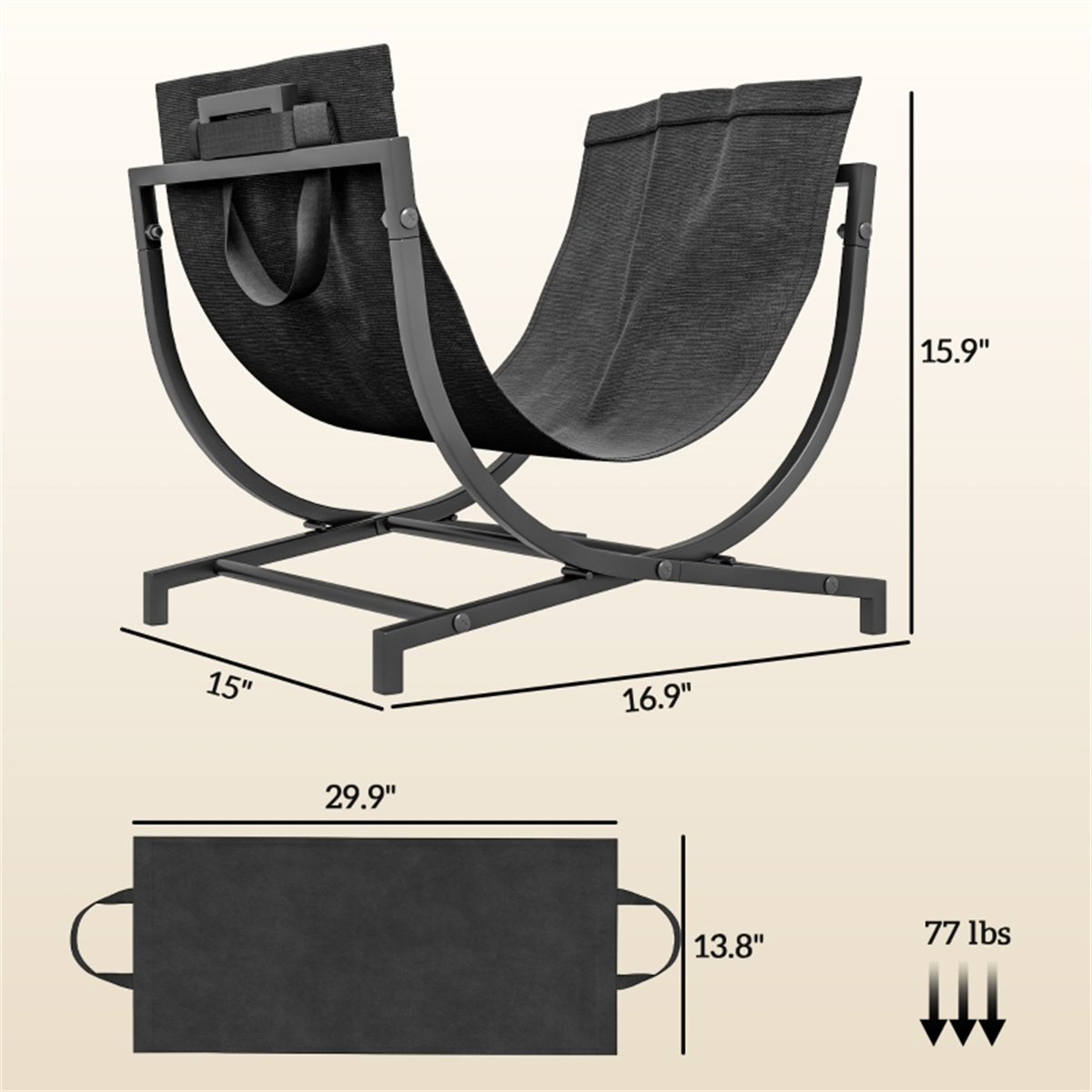 رف حطب خشبي للاستخدام الخارجي، - مراجعة Outdoor Furniture Heavy وسعره