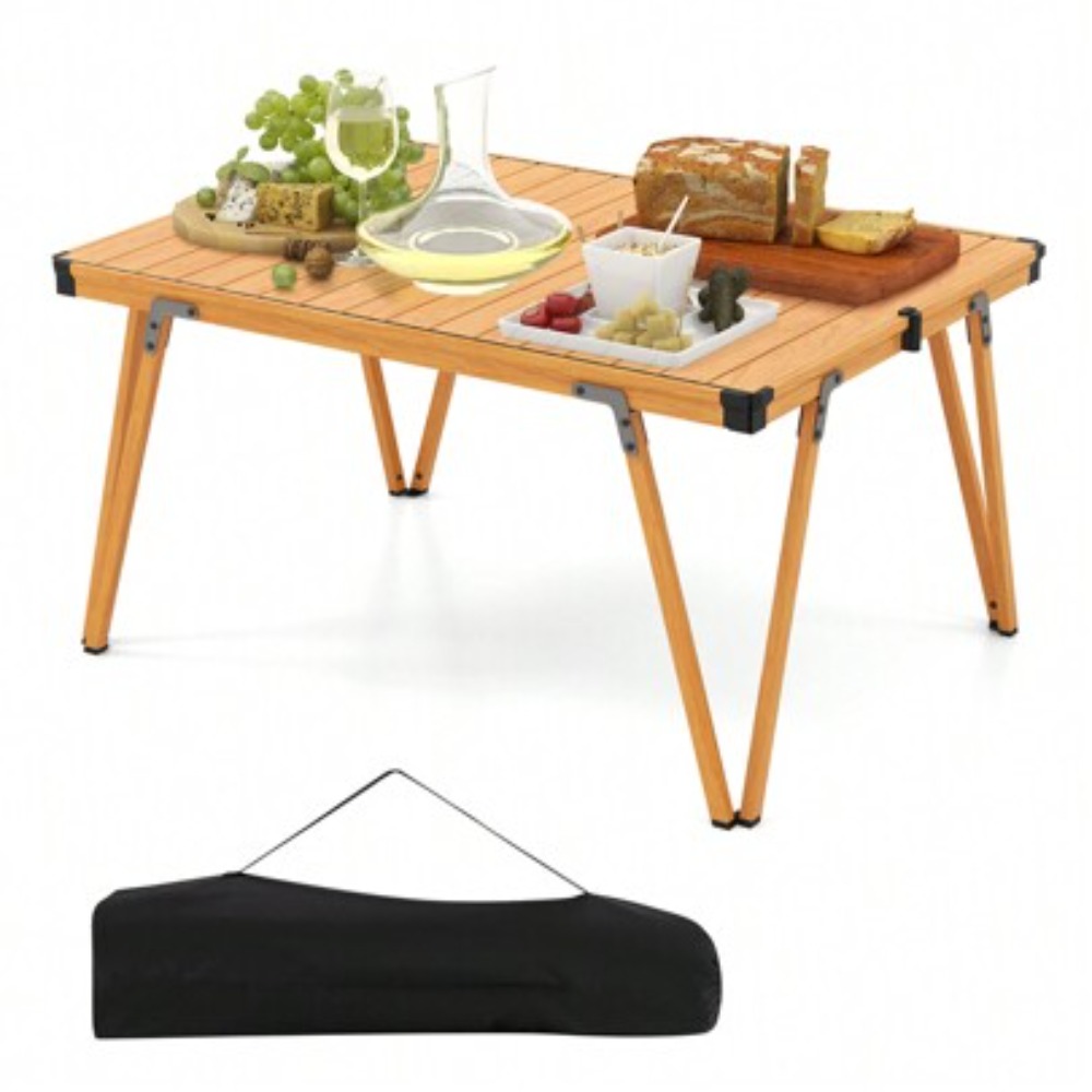 طاولة تخييم قابلة للطي مع حقيب - مراجعة Folding Picnic Table وسعره