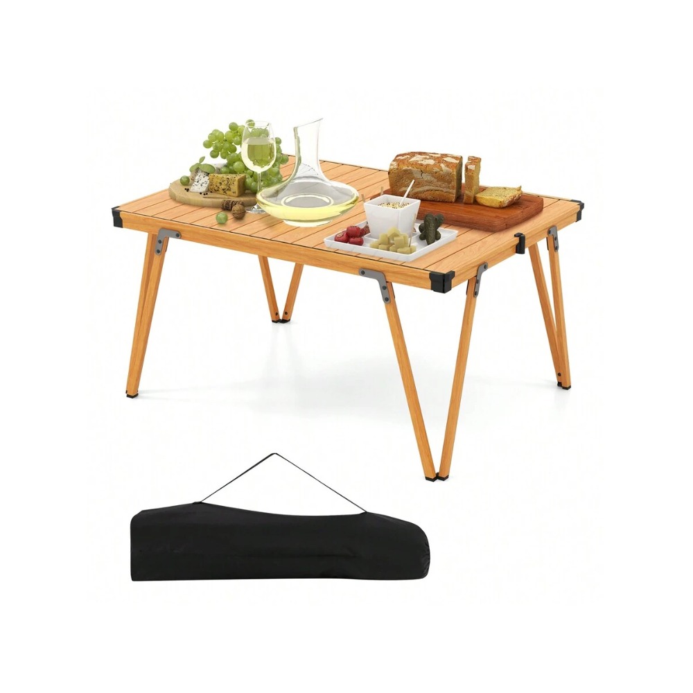 طاولة تخييم قابلة للطي مع حقيب - مراجعة Folding Picnic Table وسعره