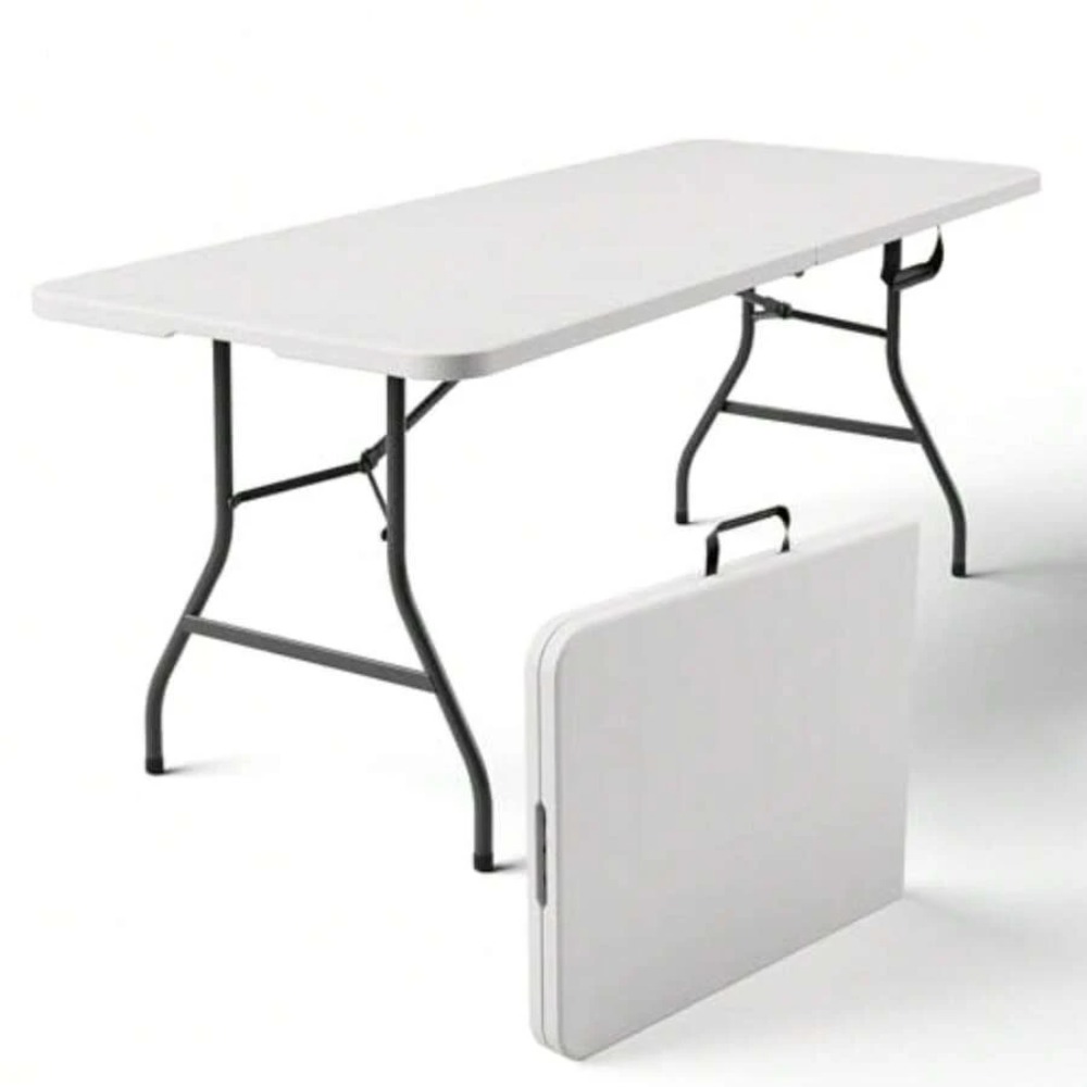 طاولة قابلة للطي متينة بطول 6  - مراجعة Folding Picnic Table وسعره