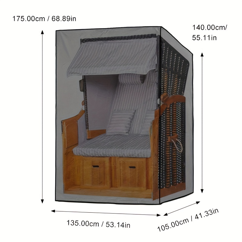 غطاء أثاث خارجي أسود من قطعة و - مراجعة Outdoor Furniture Covers وسعره