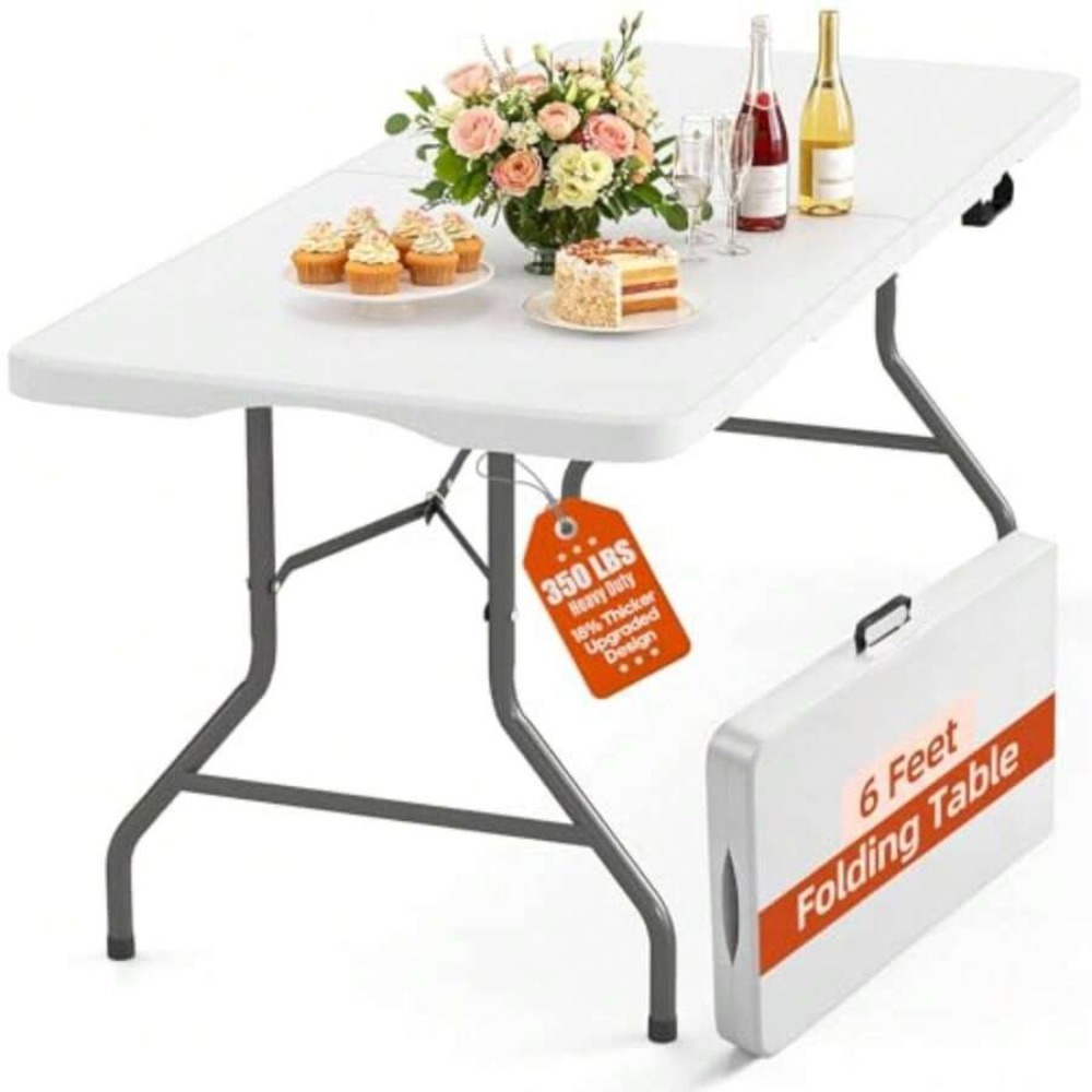 طاولة قابلة للطي بطول 6 أقدام، - مراجعة Folding Picnic Table وسعره