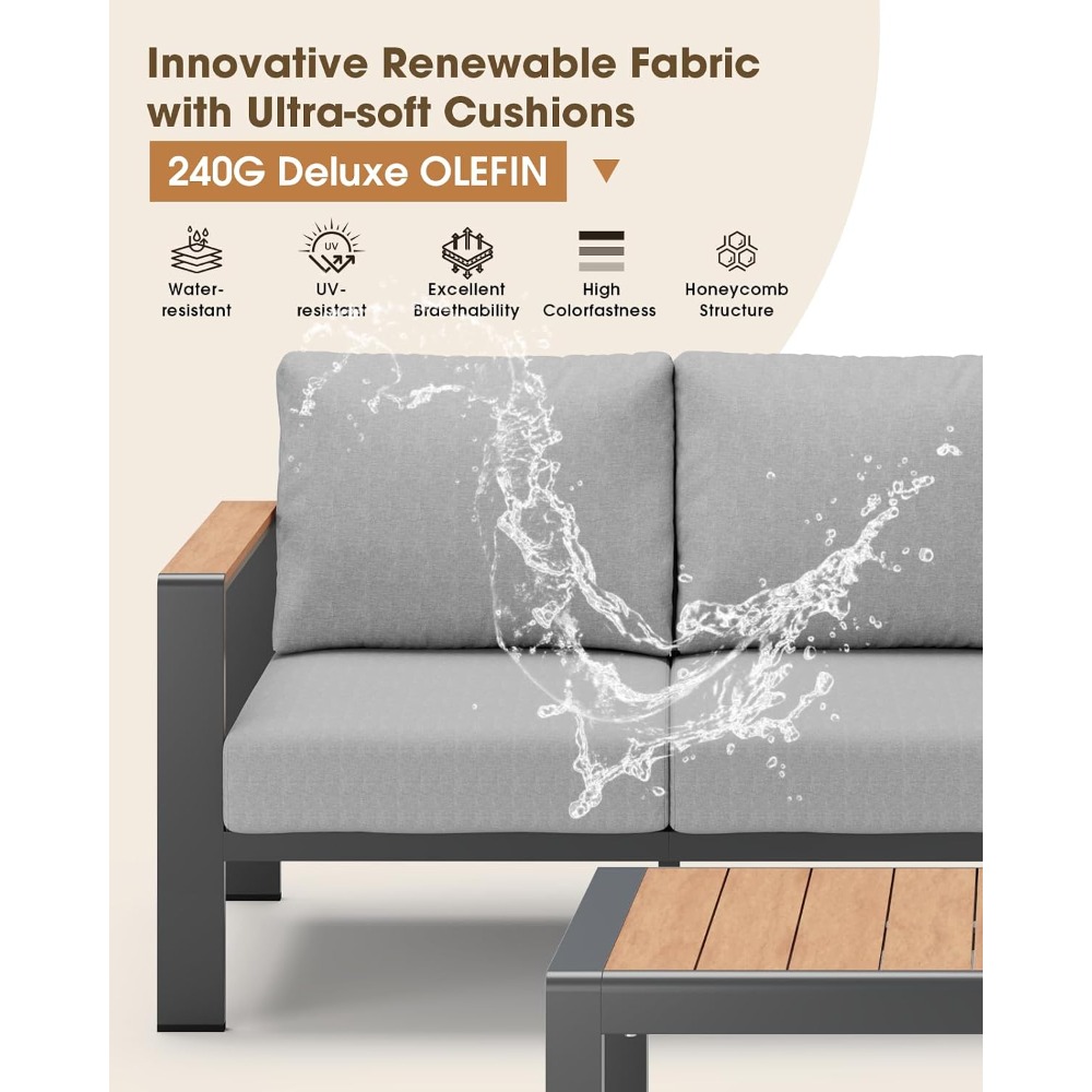 مجموعة أثاث خارجي من الألومنيو - مراجعة Outdoor Furniture Set Sale وسعره