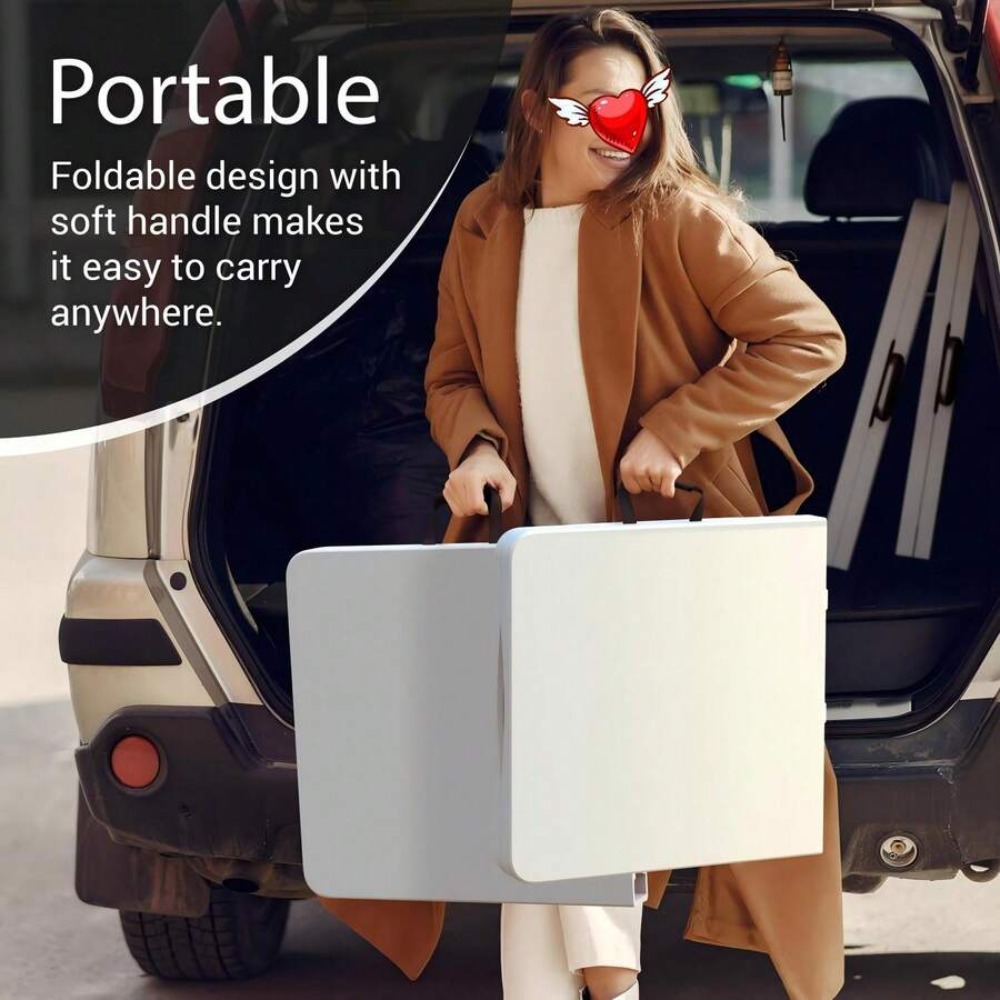 طاولة قابلة للطي بطول 4 أقدام، - مراجعة Folding Picnic Table وسعره